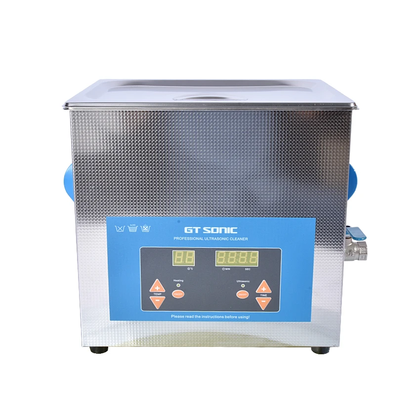 1PC Digital VGT-1990QTD 110/220V Professional Ultrasonic Cleaner Jewelry Bath Household 9L 200W Free Basket