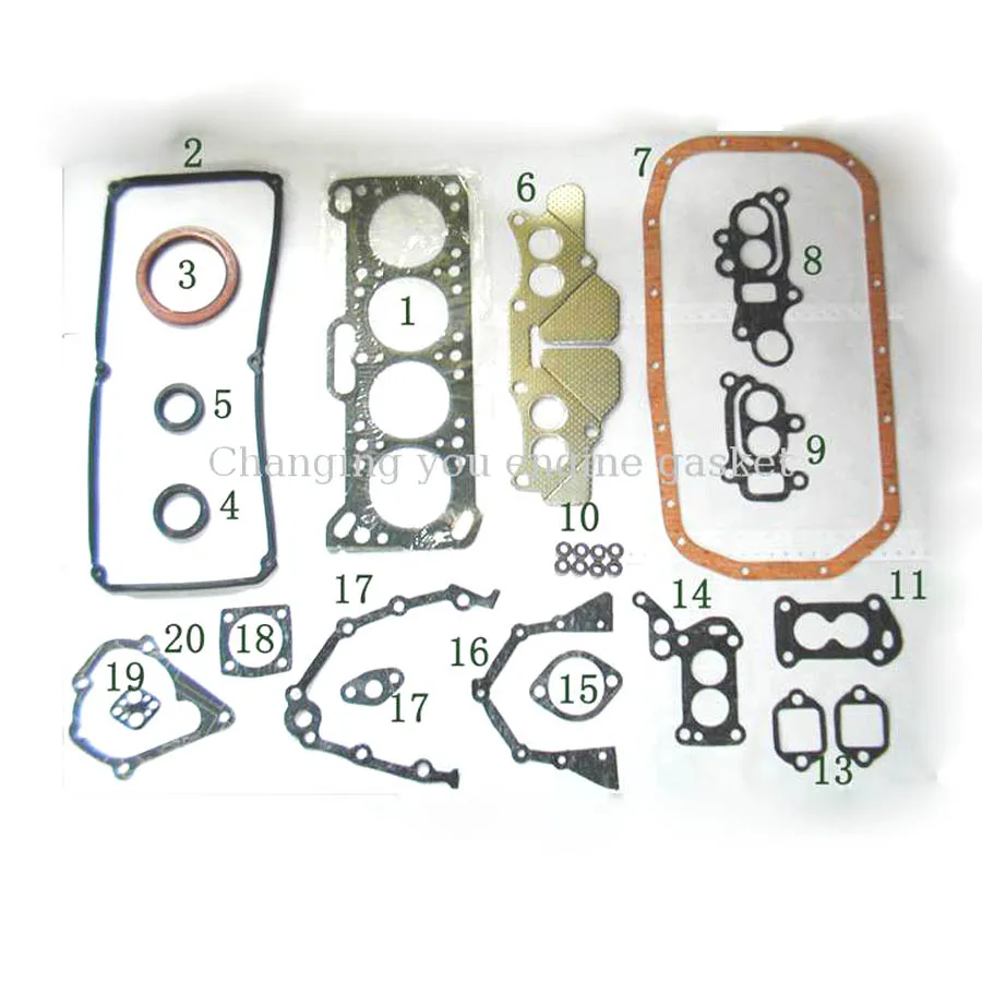 FOR MITSUBISHI COLT II LANCER PROTO SAGA 1.3L 4G13 G13B Engine Parts Full Set Engine Gasket MD997112