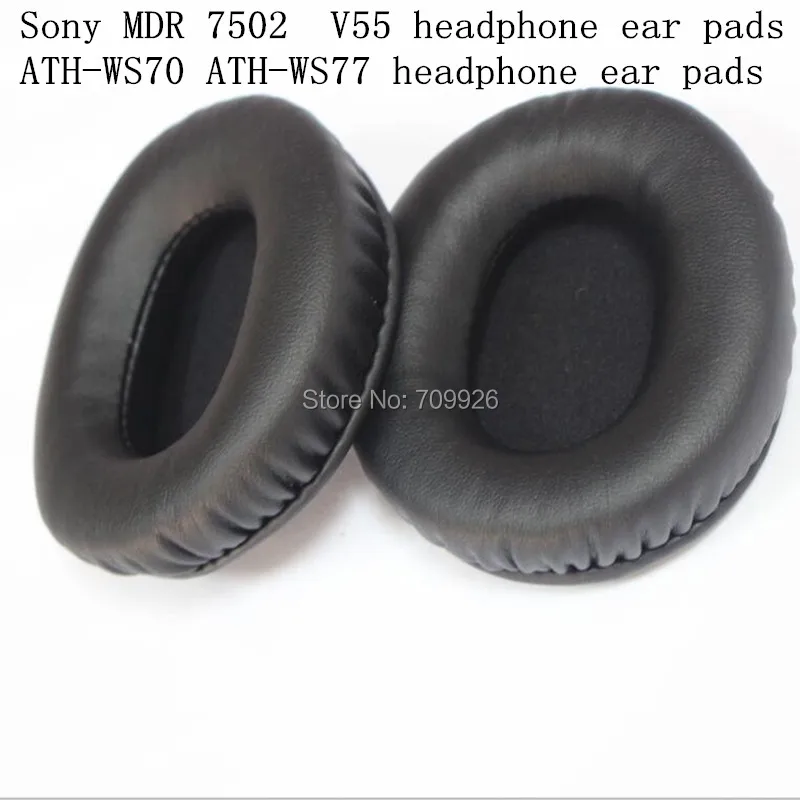 Soft Ear Pads Leather Ear Cushion for Sony MDR v55 v500 ATH-WS70 WS77 headphone