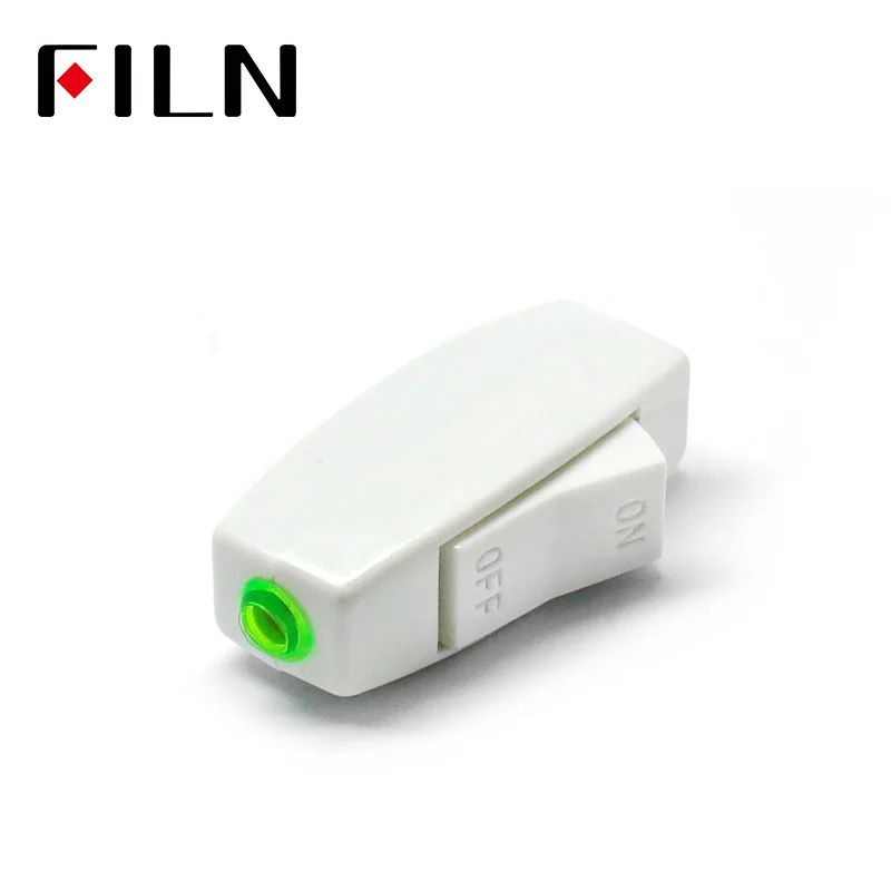 FL3-KCD5-001_W  1 Pcs Most Popular Lighting Accessories White/Black Bed Light Cord Control ON/OFF Switch