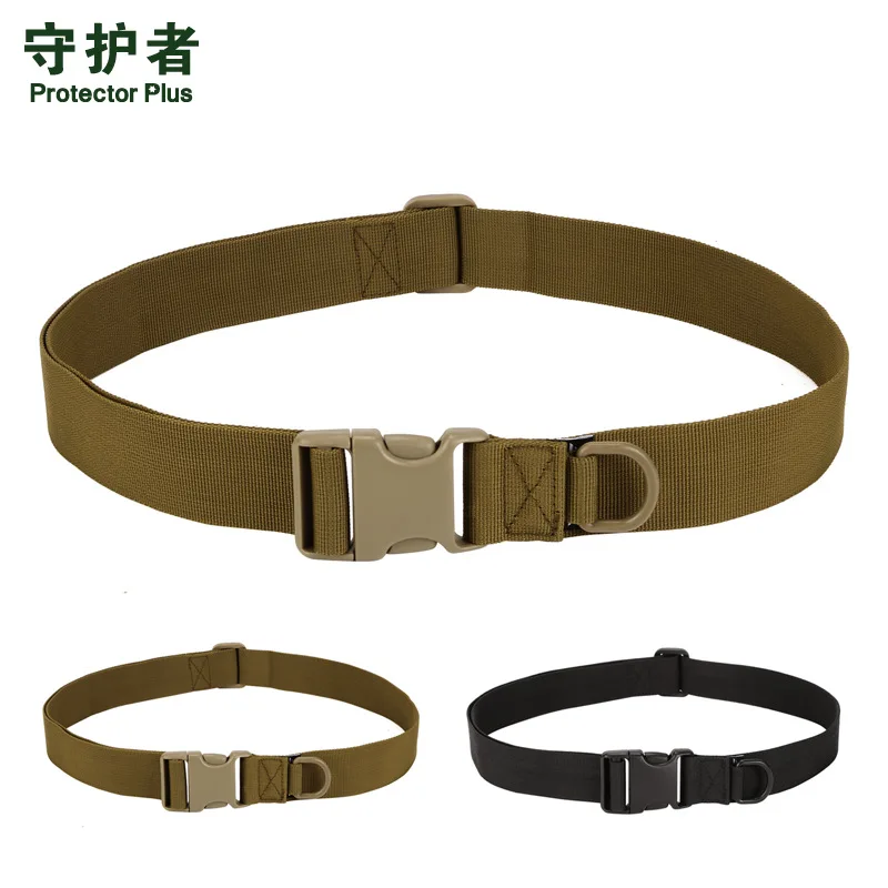 Outdoor Equipment, Simple Tactical Belt Nylon Military Pants Belt Within The Belt To Wear A Sub - Package Hanging Bag Fixe A2806