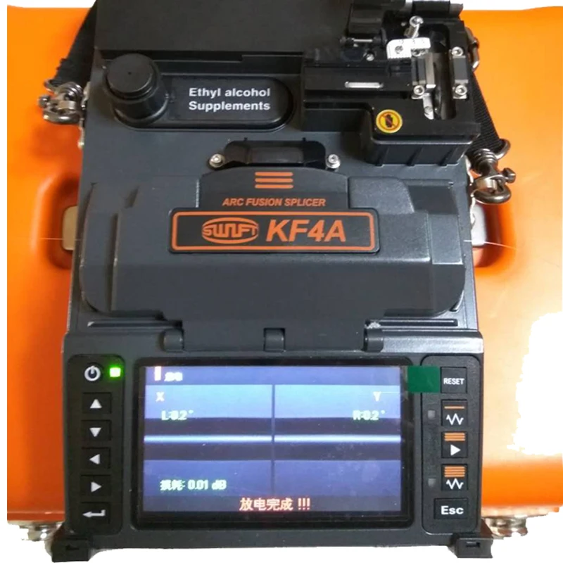 

High precious Ilsintech KF4A Fiber Optical Fusion Splicer Enlgish system for FTTH fusion splicing project with fiber tools