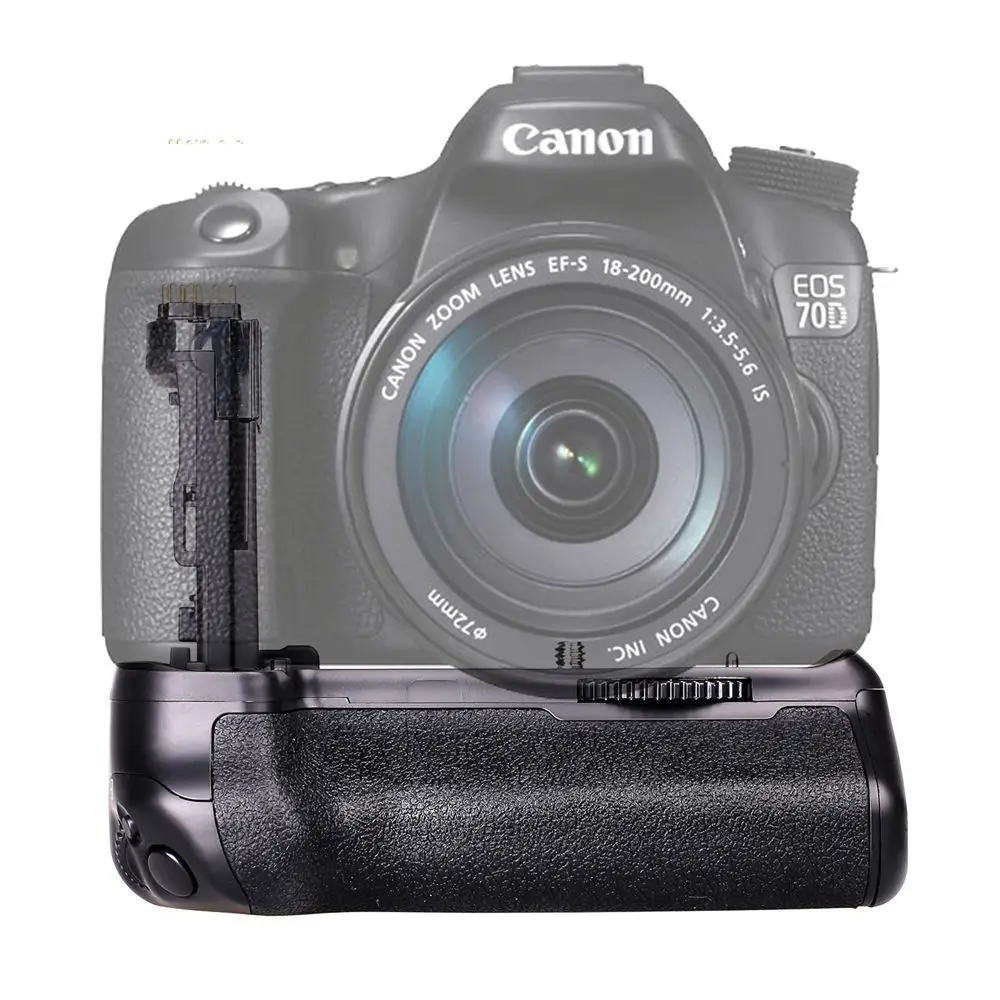 Battery Grip Pack Holder For Canon 70D 80D DSLR Camera As BG-E14