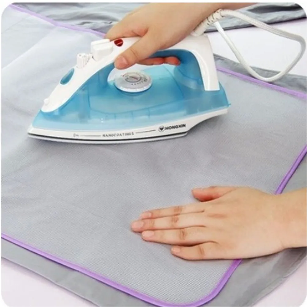 Hot Sale 1PC Protective Press Mesh Ironing Cloth Guard Protect Iron Delicate Garment Clothes Pressing Pad Board Home Accessories