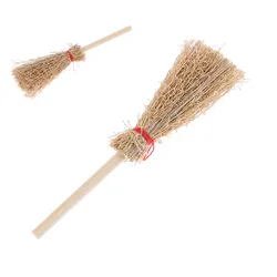 Best Sale 1:12 Dollhouse Miniature Fairy Garden Broom Cleaning Tools