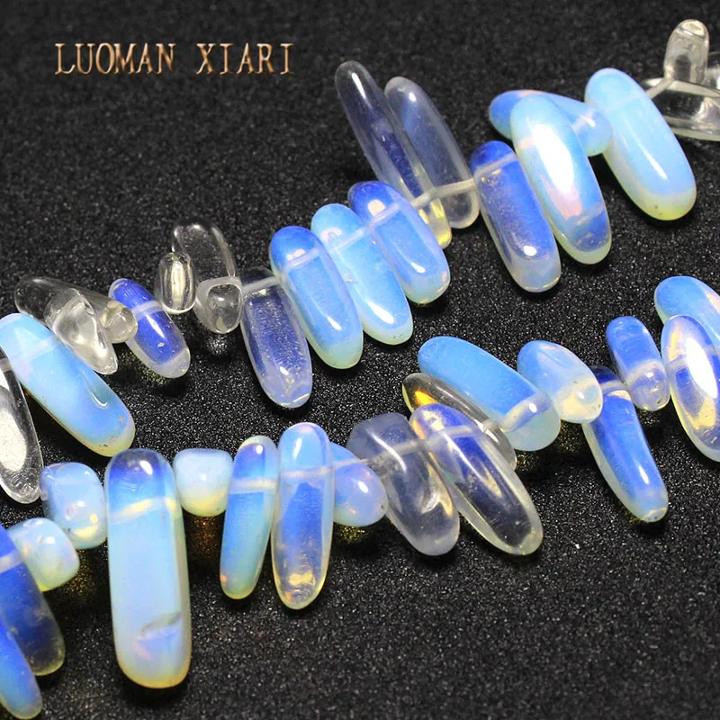 12-18 mm Stick Shape Opal Natural Stone Materials Stick Shape Gems Loose Beads Strand 15\
