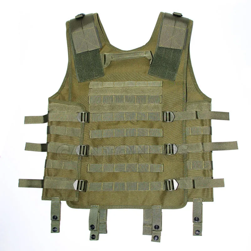 Imagem -04 - Molle-colete Modular Tático com Malha Respirável Ajustável ao ar Livre Militar cs Wargame Combate Engrenagem de Caça