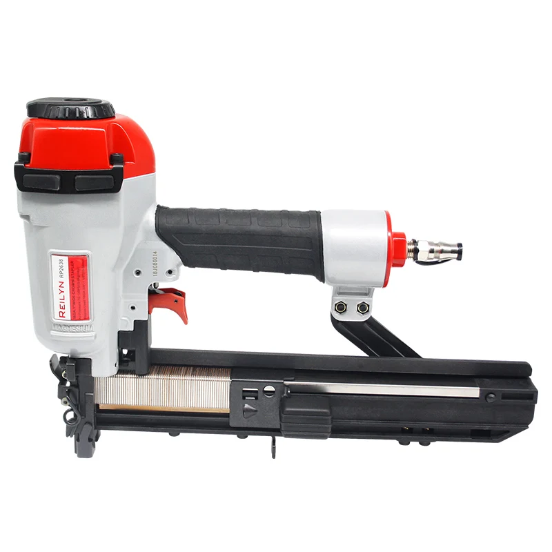 

Reilyn 16GA 1" 19-38mm Wide Crown Stapler Air Nailer Pneumatic Stapler Tool RP2638 Wood Working Roofing Decorating Tool