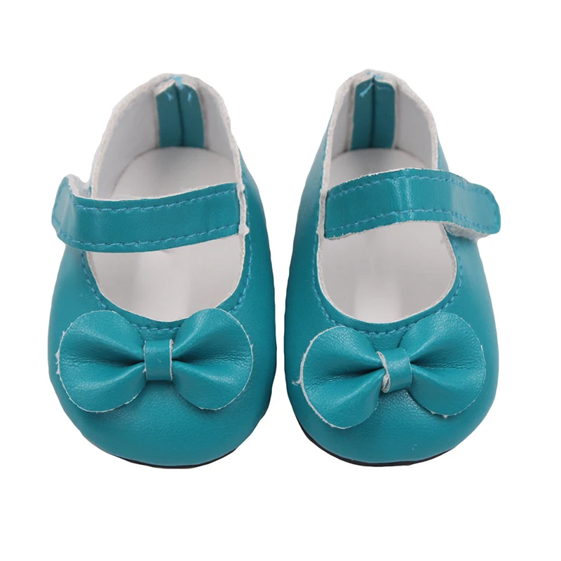 Zapatos de muñeca con nudo de lazo para niños, accesorios para muñecas BJD, 5 colores, 18 pulgadas, recién llegados