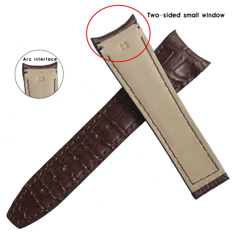 WENTULA watchbands for  FrederiqueRIVA HISTORIAL SOCIETY FC - 330 alligator skin /crocodile grain