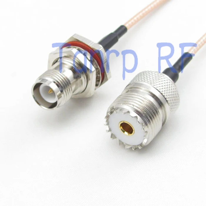 

10PCS 15CM Pigtail coaxial jumper cable RG316 extension cord 6inch UHF female jack to RP TNC female jack RF adapter connector