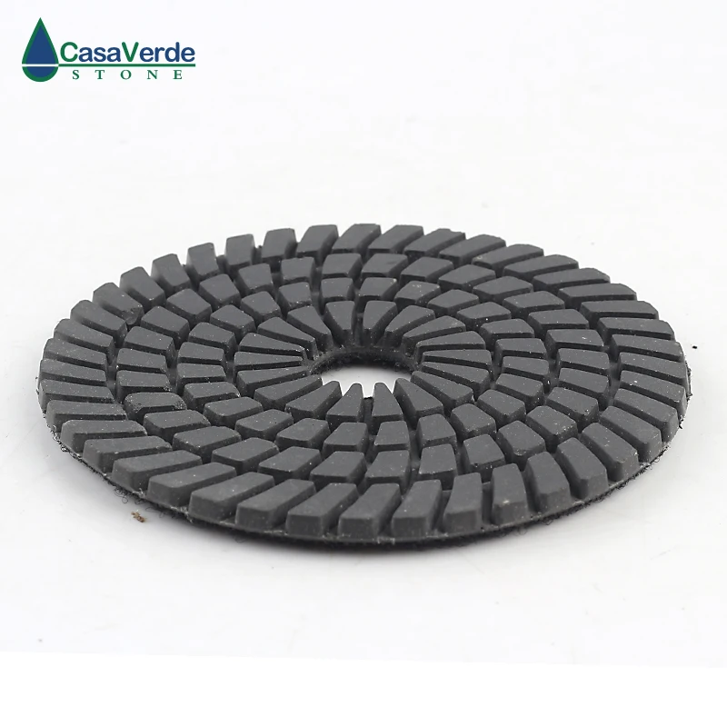 Free shipping DC-BSW02 wet black buff polishing pad 4 inch 100mm for polishing granite and marble