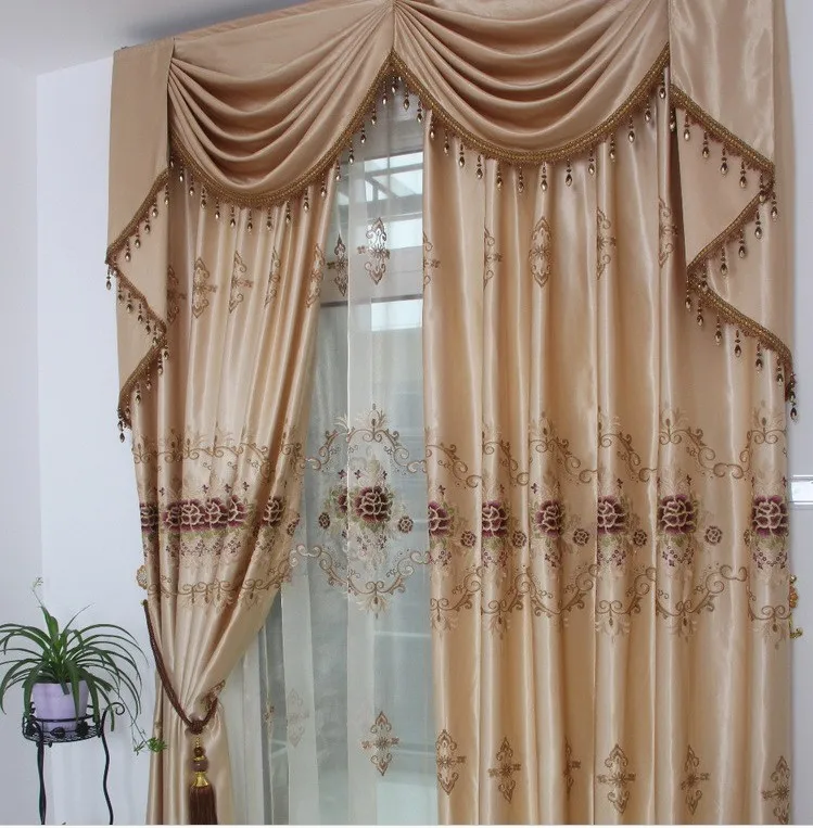 Blackout curtain with rings or hooks,free triming for different size ,1662 ,ready curtains and voile,curtain decor