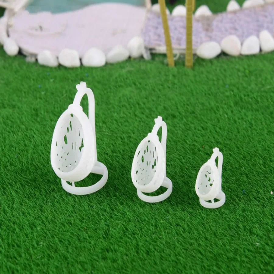 10pcs/lot 1:75 1:100 1:150 Mini Park Indoor Chair Streetlight Fairy Garden Decor Doll House Accessories Building Model Material