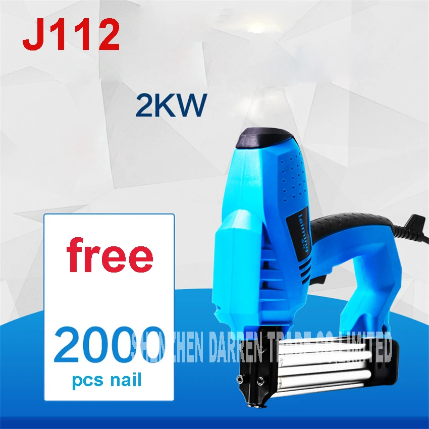 J112 Electric nailer 2000W nail gun framing nailer tools eletric nails gun electric power tools 220v