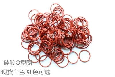 Silicone type Oring high temperature non-toxic sealing ring wire diameter 2MM outer diameter  29mm-110mm