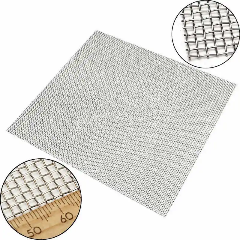 1pcs 30*30cm Stainless Steel 10 Mesh Filtration Wire Cloth Screen Filter