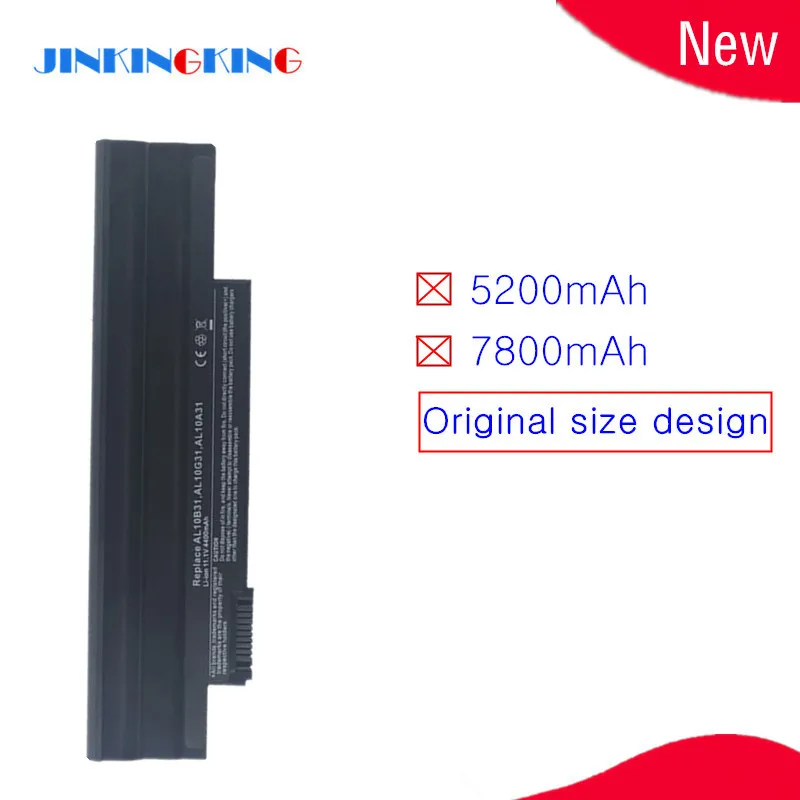 Laptop battery For Acer ASPIRE ONE D255E 522 722 AOD255 D255 D255E D257 D257E D260 AK.003BT.071 AL10A31 AL10B31 AL10G31