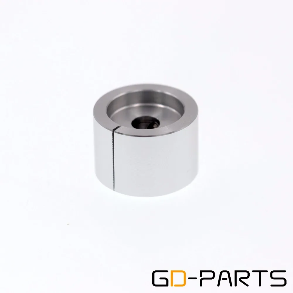 頑丈なアルミニウム製回転式ポインター,オーディオアンプスピーカー,ターンテーブルキーボード,ボリュームポテンショメータ,シルバーとゴールド,22mm〜15mm