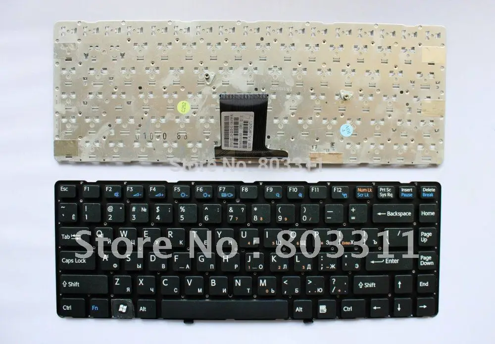 Brand new Notebook keyboard for SONY EA,VPC-EA Service RU Black keyboad