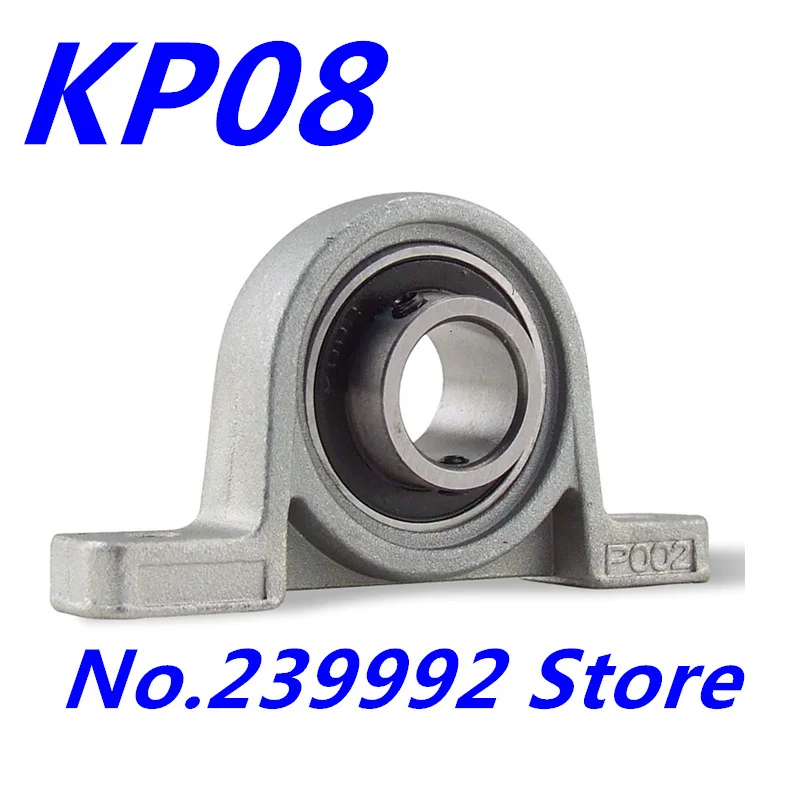 

NEW 10pcs 8mm KP08 kirksite bearing insert bearing shaft support zinc alloy mounted bearings pillow block housing