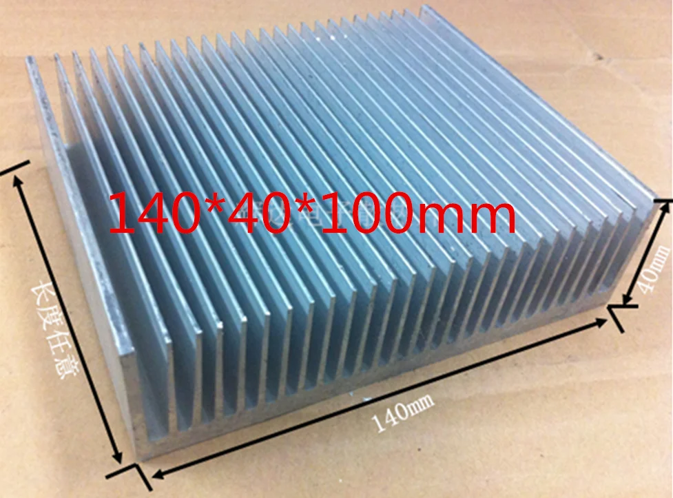 

Custom 140*40*100mm Inverter Dense Tooth Radiator.Heat sink Cooling block Electronic radiator