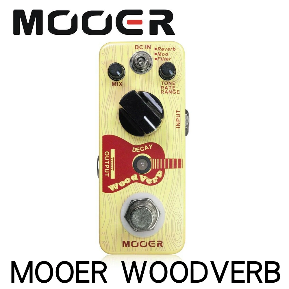 

Mooer WoodVerb Acoustic Guitar Reverb Pedal Analog Reverb Guitar Effects Pedal 3 Working models True Bypass