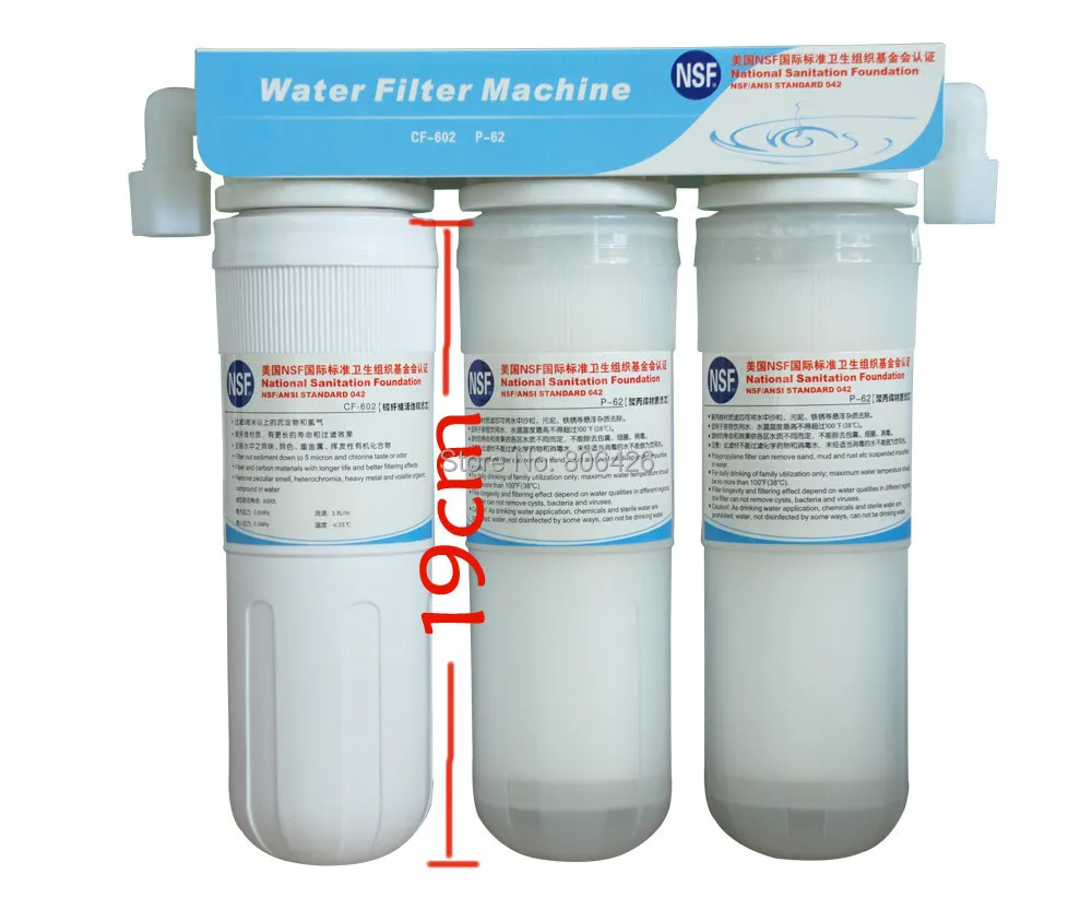 3 Stage Pre filter system with NSF standard to protect your water ionizer and guarrantee your drinking water