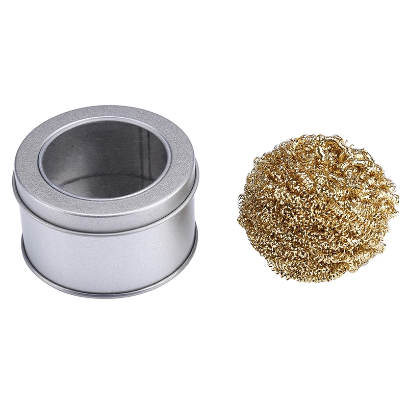 Welding Soldering Iron Tip Cleaner Copper Wire Mould Welding Cleaning Ball Auxiliary Tools for Soldering Accessories