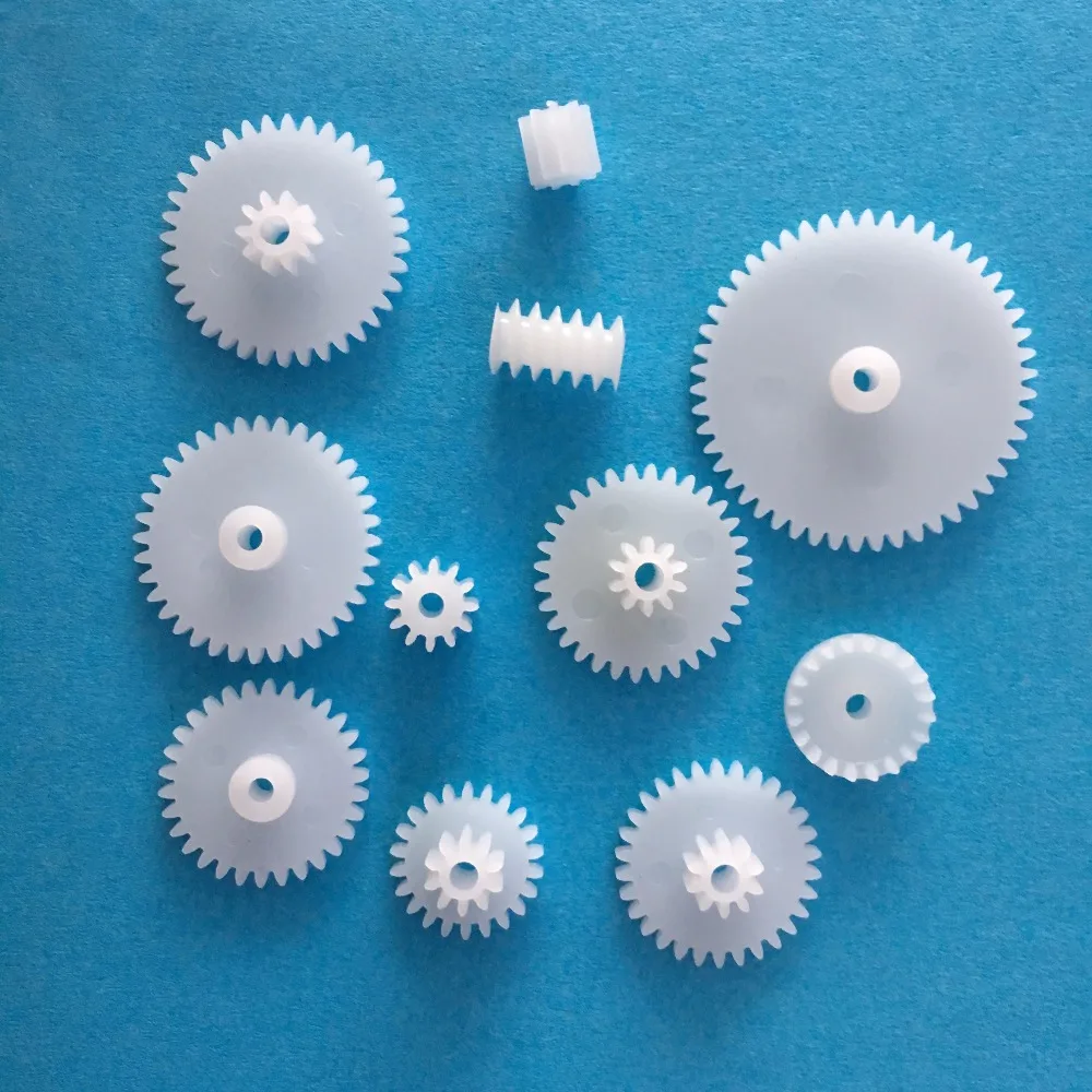 11pcs/bag J255Y Module 0.5 Different Kins of Gears and Worm Bag DIY Model Free Russia Shipping