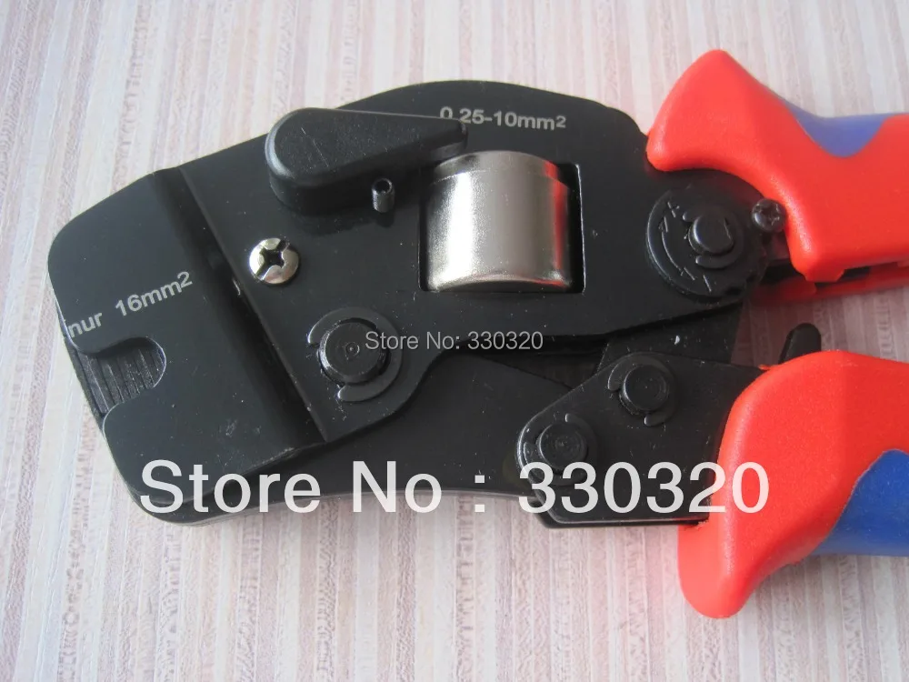 Cable End-sleeves Crimping Plier Self Adjusting Ratcheting Ferrule crimper 0.25-16mm2 C-0816