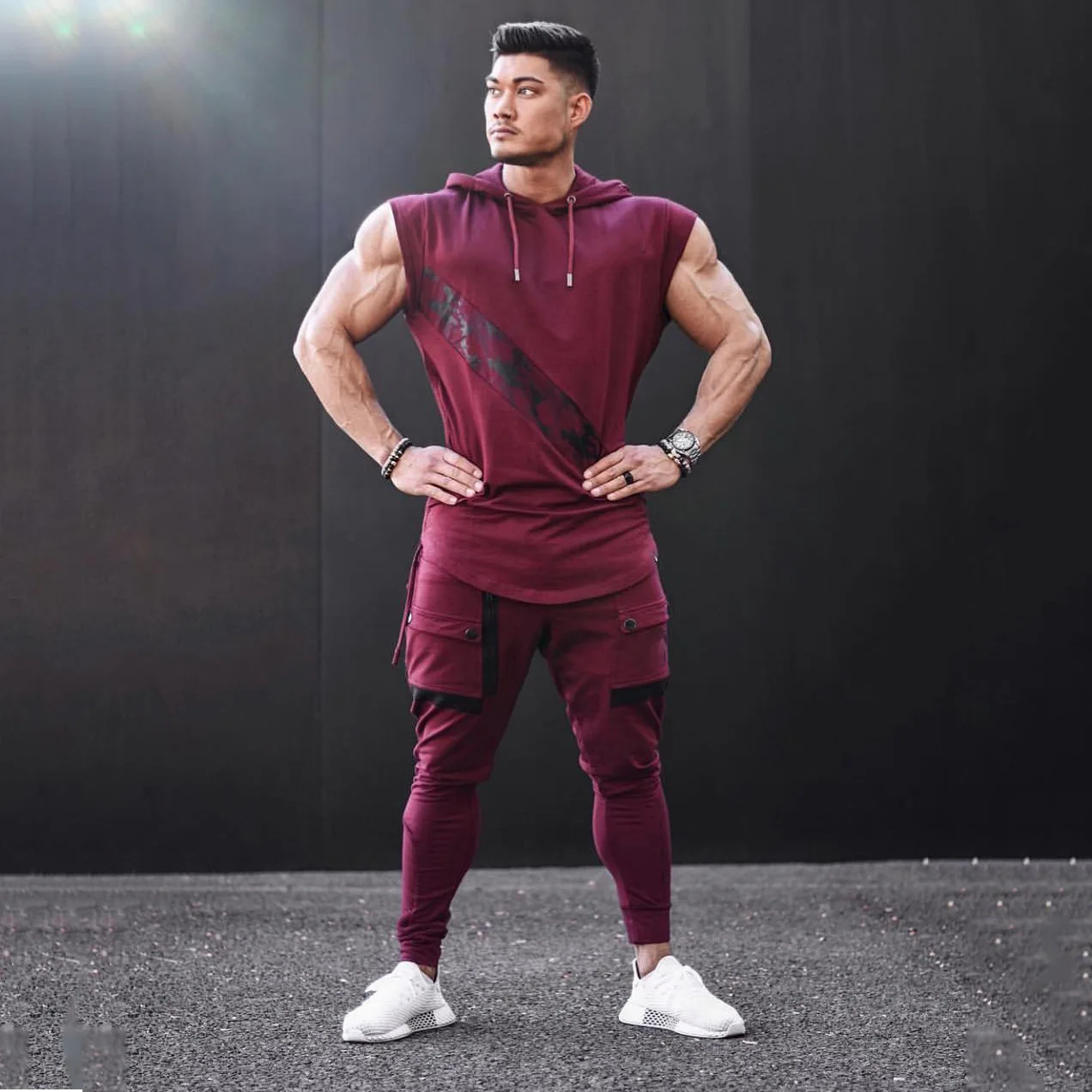 ZUEVI Camiseta Sin Mangas Con Estampado 3D Casual Para