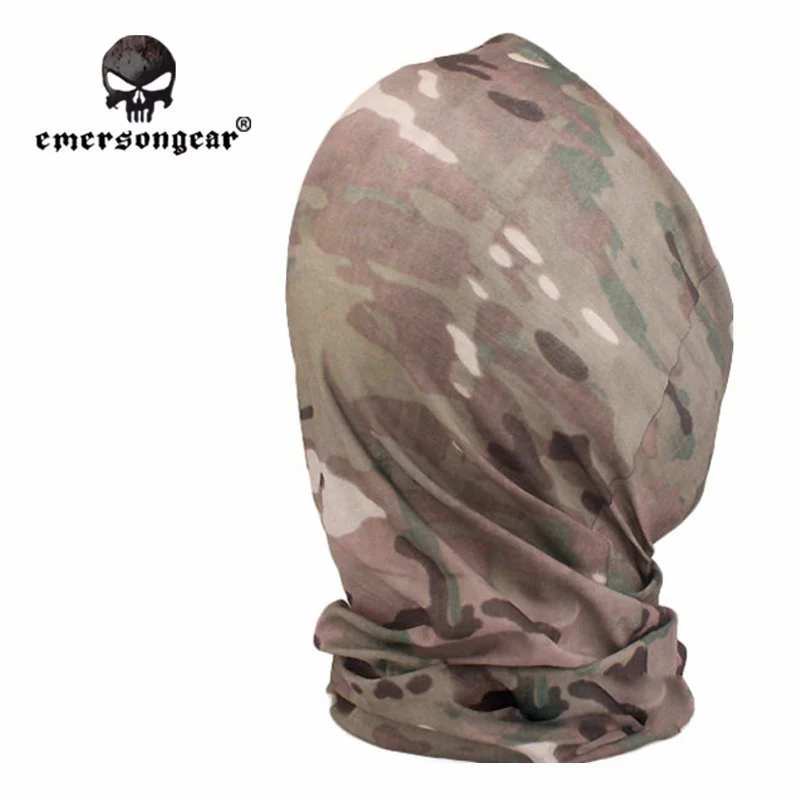 EmersonGear-Multi-Functional Hood, Quick Drying Scarf, Half Face Mask, Multicam, EM6628