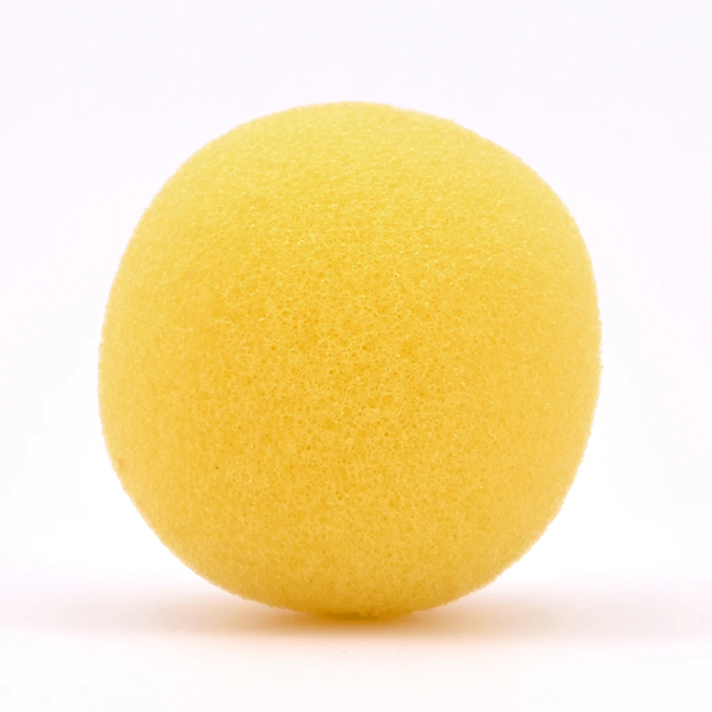 10pcs 3.5cm Soft Yellow Sponge Ball Finger Magic Tricks Appearing/Vanishing Balls Magia Stage Street Illusions Fun Classic Toys