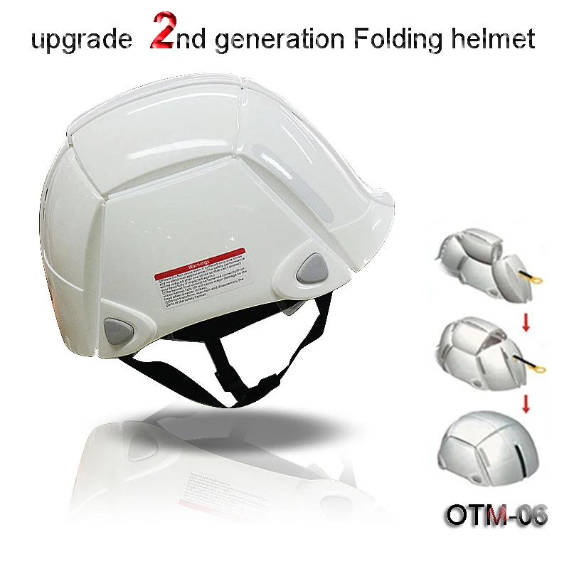 OTM-05 Klapphelm, neu, 1-Sekunden-Klapphelm, Erdbeben, Zusammenbruch im Freien, Rettungsflucht, Helm mit begrenztem Raum