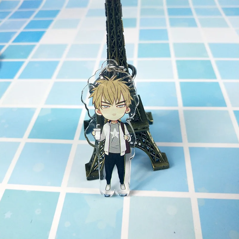 1pcs  Anime 19 Days Old Xian Mo Guan Shan Jian Yi two Side Print keychain Keyrings Pendants Cute Version Y17