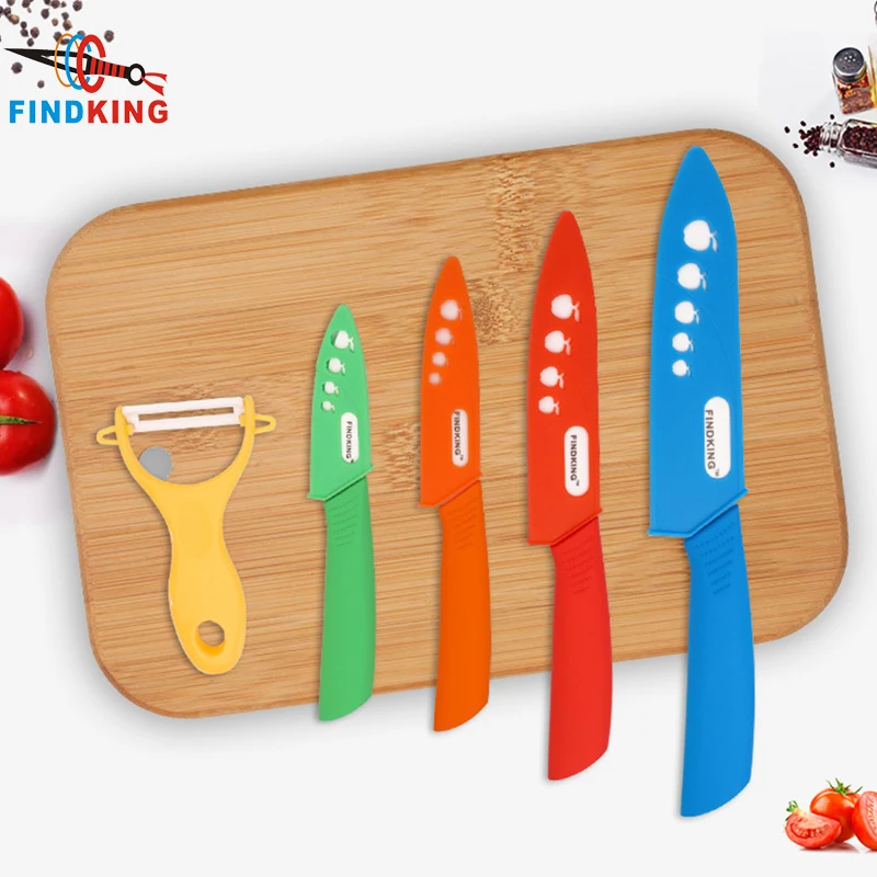 FINDKING  2018 New Zirconia kitchen knife set Ceramic Knife set 3\