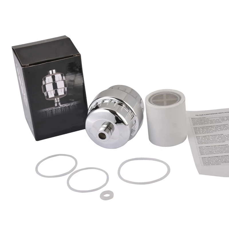 Depuratore del filtro della doccia dell'acqua a 10 stadi per addolcitore dell'acqua dura del bagno rimozione del cloro filtro da bagno