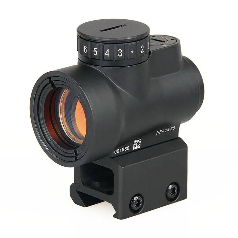 PPT MRO Style 1x Red Dot Sight 2MOA Tactical Red Dot Sight Solar Energy Sight With 21.2mm Mount for Hunting Rifle Scope OS2-0105