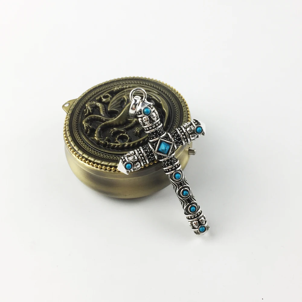 Pendant Pharaoh Scarab Skull Cross,New Ethnic Fashion Fine Jewelry Vintage 925 Sterling Silver Gift For Wen Women Fit Necklace