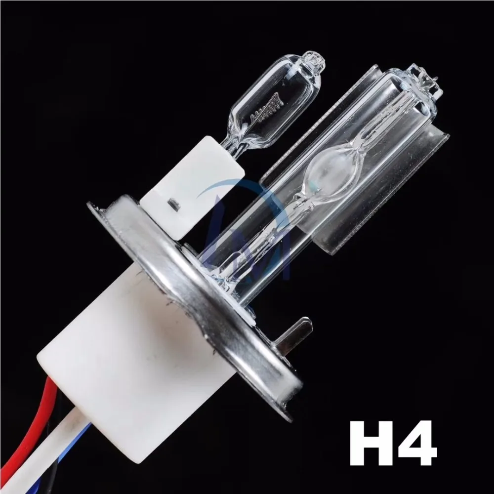 1 çift H4-2 12 V 75 W Seramik + metal taban HID Xenon Dönüşüm AC Yedek Ampuller Sürüş Sis DRL Araba ön Lambalar Orijinal Güç