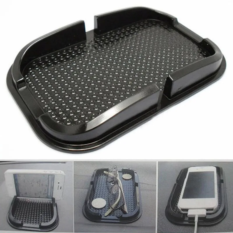 BLACK Universal Car Phone GPS Accessories Non-slip Skidproof Mat Pad Mount Holder