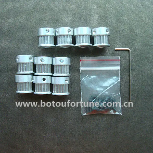 

free shipping 16 teeth t2.5 belt pulley 16 with 6mm width for 3D printer 50pcs a pack