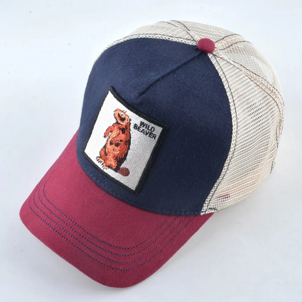 TQMSMY Cute Beaver Cotton Trucker Hat Unisex summer Baseball Caps for Men Women Trucker Hats cap Snapback Hip Hop Hats Caps DHSL