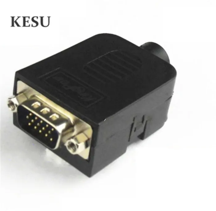 High Quality DB15 D-SUB VGA 15Pin 15-Pin Male and female  Connector Terminal Breakout Board 3 Row screw/nut type