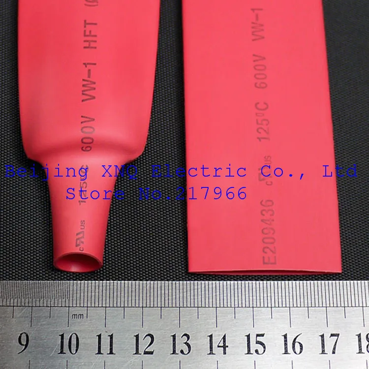 

28mm color red shrink tube heat shrinkable tube insulation ROHS UL certified environmental