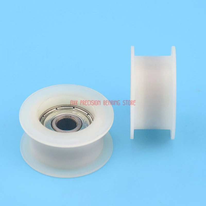 2023 New Top Fashion Nylon Pom Polyoxymethylene 6*29*13.5mm H Groove Pulley Plastic Coated 626 Bearing