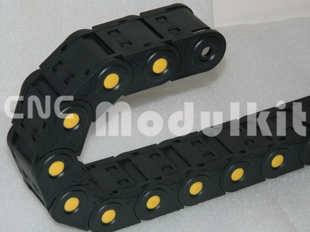 CNC Router Protector Cable Drag Chain Link Internal Size 25x38 R75 Closed Industrial Machinery Plastic Nylon Chain CNC Modulkit