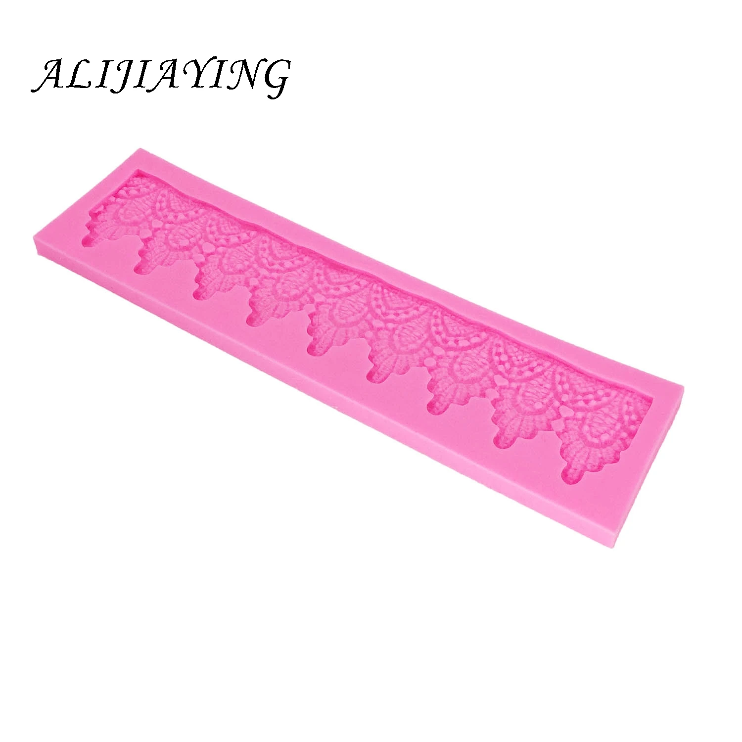 Long strip cake lace border curtain shape Sugarcraft Silicone Molds Gumpaste Chocolate Fondant Cake Decorating Tools D1340