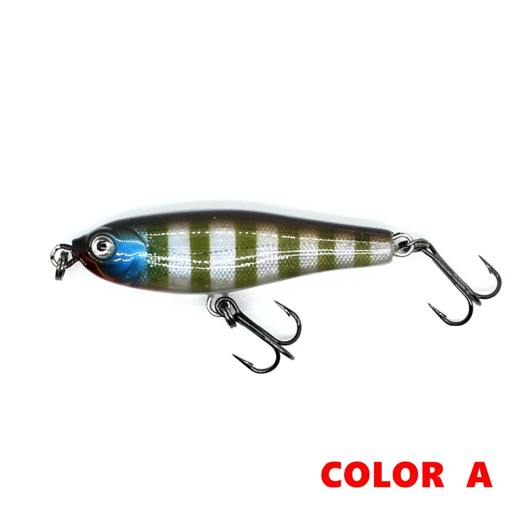 AOCLU sinkender kleiner winziger Stab, 38 mm, 2,8 g, harter Köder, Bleistift-Wobbler-Köder, Schwimmen wie verletzter, sterbender Fisch, VMC-Haken, solider Körper – Detail 5